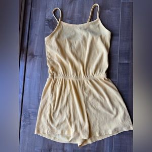 Girls Ribbed Romper